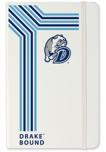 Drake Bulldogs School Bound team logo Notebook and Folder - White