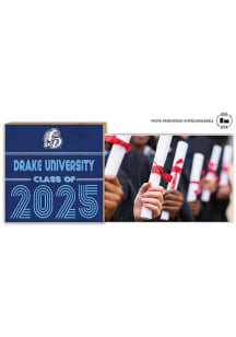 Drake Bulldogs Class of 2025 unique photo frame Picture Frame - Blue