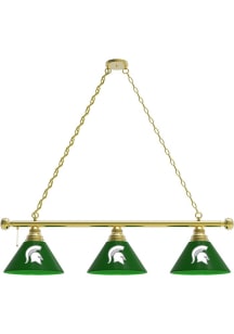 Gold Michigan State Spartans 3 Shade Billiard Lamp