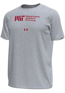 Under Armour MIT Engineers Grey Arch over logo Tech Stretch Short Sleeve T Shirt