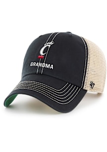 47 Black Cincinnati Bearcats Grandma Trawler Adjustable Hat