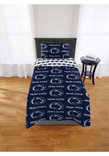 Navy Blue Penn State Nittany Lions Twin Bed in a Bag Bedding