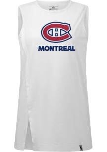Levelwear Montreal Canadiens Womens White Influx Home Turf Tank Top