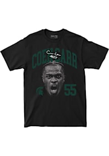 Coen Carr Michigan State Spartans Black Basketball NIL Graphic Short Sleeve Fashion Player T Shirt