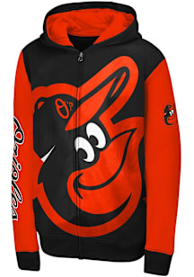 Baltimore Orioles Youth Black Post Card Long Sleeve Full Zip Jacket