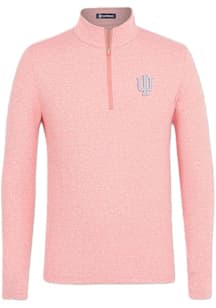 Turtleson Indiana Hoosiers Mens Crimson Ciro Long Sleeve Qtr Zip Pullover