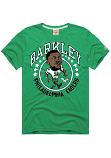 Saquon Barkley Philadelphia Eagles Kelly Green Caricature Short Sleeve Fashion Player T Shirt