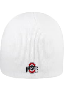 LogoFit Ohio State Buckeyes White Everest Mens Knit Hat