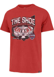 Ohio State Buckeyes Red 47 Stadium Series The Shoe Short Sleeve Fashion T Shirt