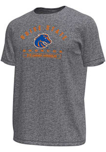 Under Armour Boise State Broncos Grey Name Tech Stretch Short Sleeve T Shirt