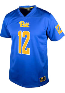 Cruce Brookins Genuine Collective Mens Blue Pitt Panthers NIL Football Jersey