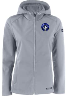 Cutter and Buck Montreal Impact Womens Grey Evoke Light Weight Jacket