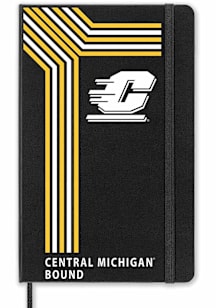 Central Michigan Chippewas School Bound team logo Notebook and Folder - Black