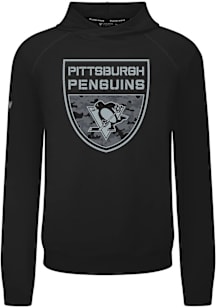 Levelwear Pittsburgh Penguins Black Mandate Buckler Long Sleeve T Shirt