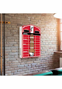 Red Cincinnati Bearcats Wall Art Hanging Corn Hole