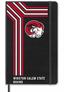 Winston-Salem State University School Bound team logo Notebook and Folder - Black