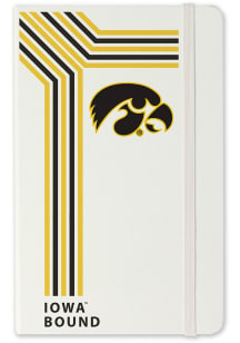White Iowa Hawkeyes School Bound team logo Notebook and Folder