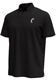 Under Armour Cincinnati Bearcats Mens Black Icon Short Sleeve Polo