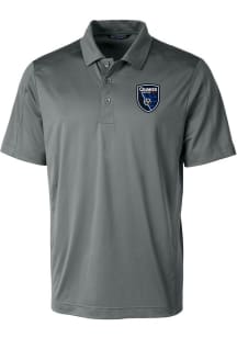 Cutter and Buck San Jose Earthquakes Graphite Prospect Big and Tall Polo