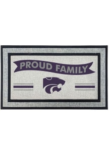 Ash K-State Wildcats Proud Family 18x30 Door Mat