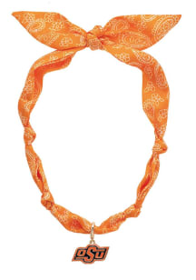 Oklahoma State Cowboys Logo Bandana Scarf Necklace
