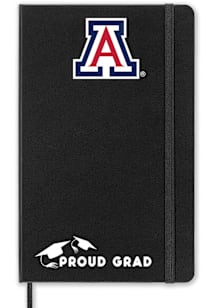 Arizona Wildcats Proud Grad team logo Notebook and Folder - Black