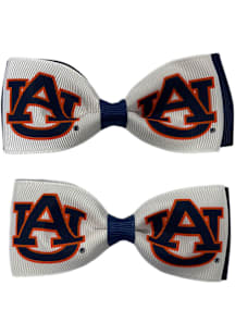 Auburn Tigers Clippie Bow Pair Baby Hair Barrette