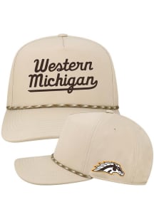 Western Michigan Broncos Beige Caddy Adjustable Adjustable Hat