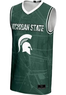 Youth Michigan State Spartans Green ProSphere Vigor Basketball Jersey Jersey
