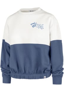 Womens Drexel Dragons White 47 Bonita Crew Sweatshirt