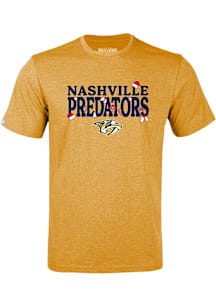 Levelwear Nashville Predators Youth Gold Richmond Jr Festive Short Sleeve T-Shirt