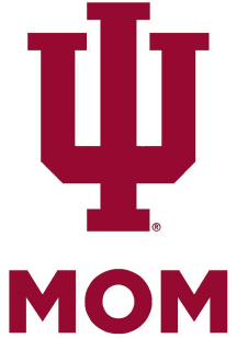 Red Indiana Hoosiers Mom Decal