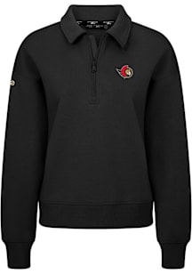 Levelwear Ottawa Senators Womens Black Canmore 3D Embroidered Patch Medium Weight Jacket