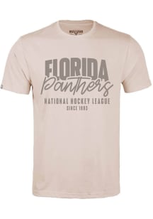 Levelwear Florida Panthers Tan Richmond Response Short Sleeve T Shirt