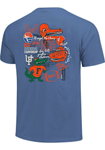 Florida Gators Blue Through The Years Short Sleeve T Shirt