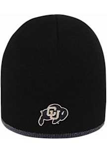 LogoFit Colorado Buffaloes Black Bright Stripe Mens Knit Hat