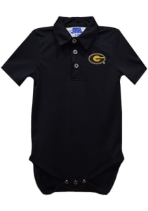 Vive La Fete Grambling State Tigers Baby Black Team Short Sleeve One Piece Polo