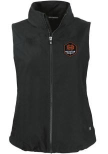 Cutter and Buck Houston Dynamo Womens Black Charter Vest