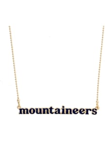 West Virginia Mountaineers Enamel Slogan Necklace