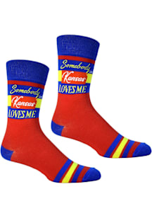 Kansas Somebody Loves Me Mens Dress Socks