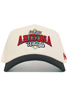 No Rivals Arizona Wildcats 2T Ballpark Adjustable Hat - Ivory