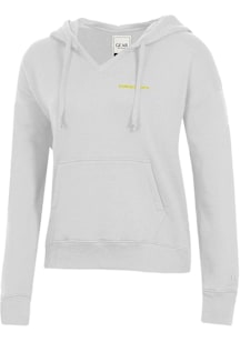 Gear for Sports Oregon Ducks Womens Ash Big Cotton Hooded Sweatshirt