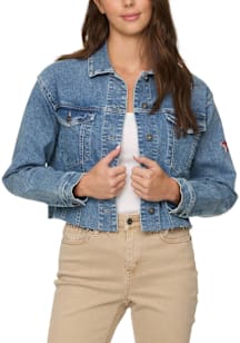 Texas Tech Red Raiders Womens Blue Sidney Light Weight Jacket