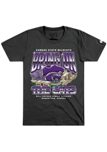 K-State Wildcats Black Homefield Bring On The Cats Short Sleeve Fashion T Shirt