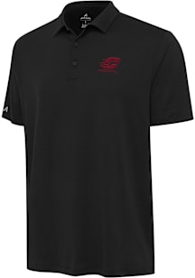 Antigua Central Michigan Chippewas Mens Black Reprocess Recycled Short Sleeve Polo