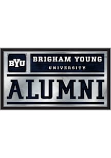 BYU Cougars Alumni Hanging Back Bar Mirror