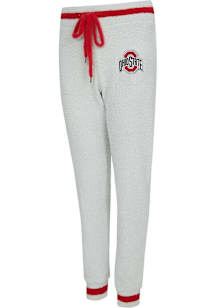 Concepts Sport Ohio State Buckeyes Womens Whitley Ivory Sweatpants