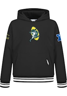 Pro Standard Green Bay Packers Youth Black Retro Classics Long Sleeve Hoodie