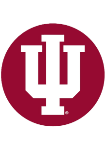Red Indiana Hoosiers 3&quot; Main Mark Button