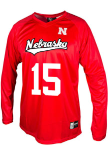 Andi Jackson Genuine Collective Mens Red Nebraska Cornhuskers NIL Jersey
